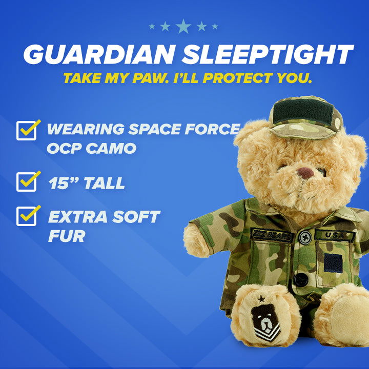Guardian Sleeptight Space Force Bear - ZZZ BEARS - 