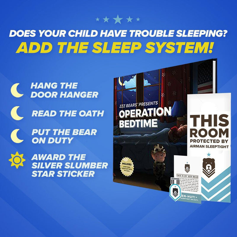 Guardian Sleeptight Space Force Bear - ZZZ BEARS - 