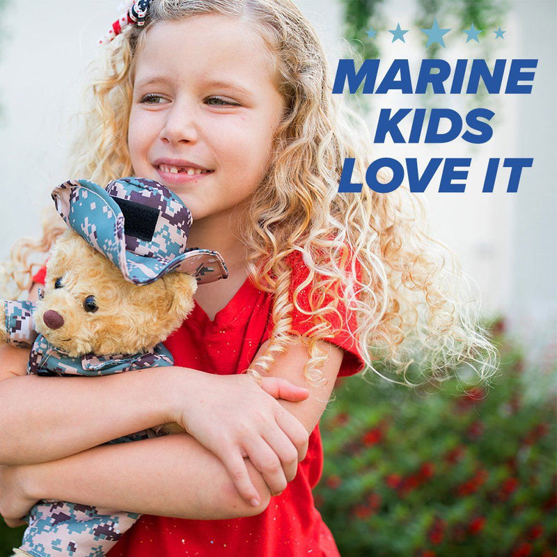 Marine Cammo Teddy Bear Personalized Bundle - ZZZ BEARS - 
