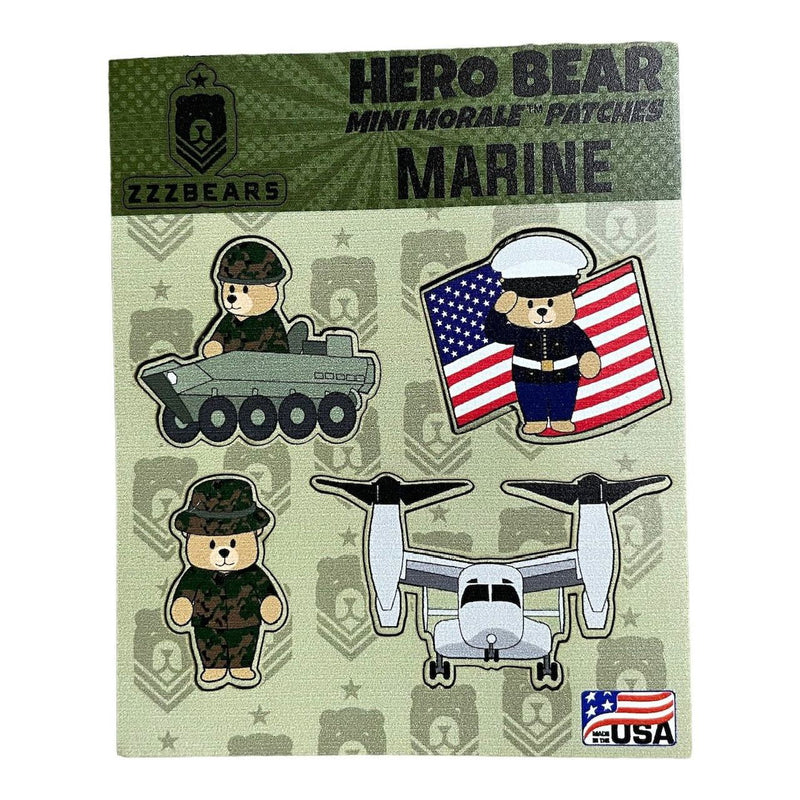 Mini Moral Plate Carrier and Patches - ZZZ BEARS - 