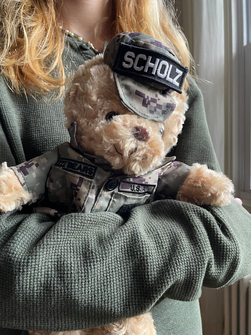 Navy Teddy Bear Cammo Personalized Bundle - ZZZ BEARS - 