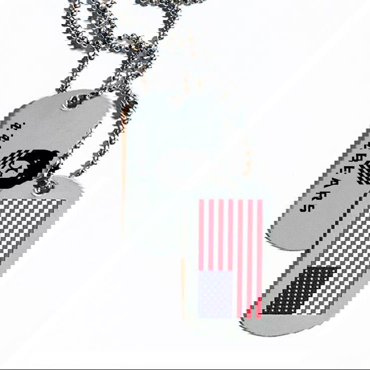 Personalized dog tags - ZZZ BEARS - 