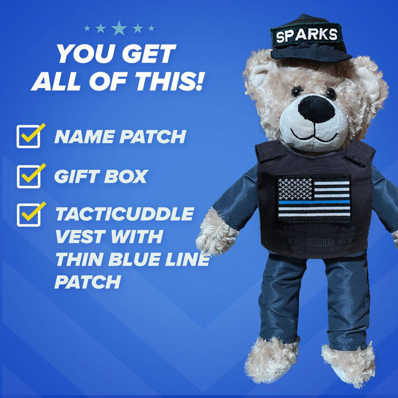Police Teddy Bear Tacticuddle Bundle - ZZZ BEARS - 