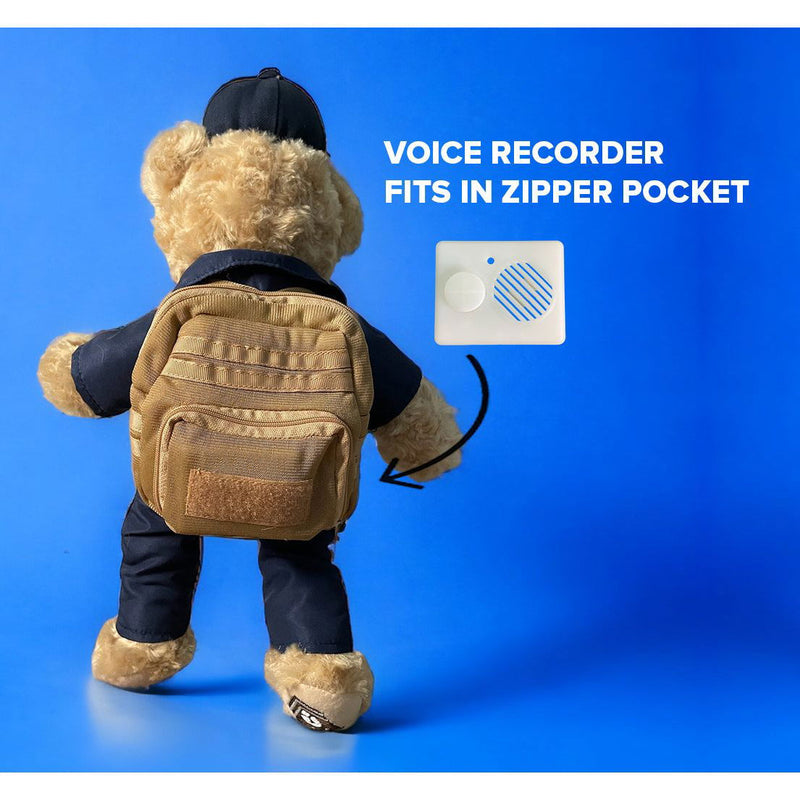 Recordable Police Bear - ZZZ BEARS - 