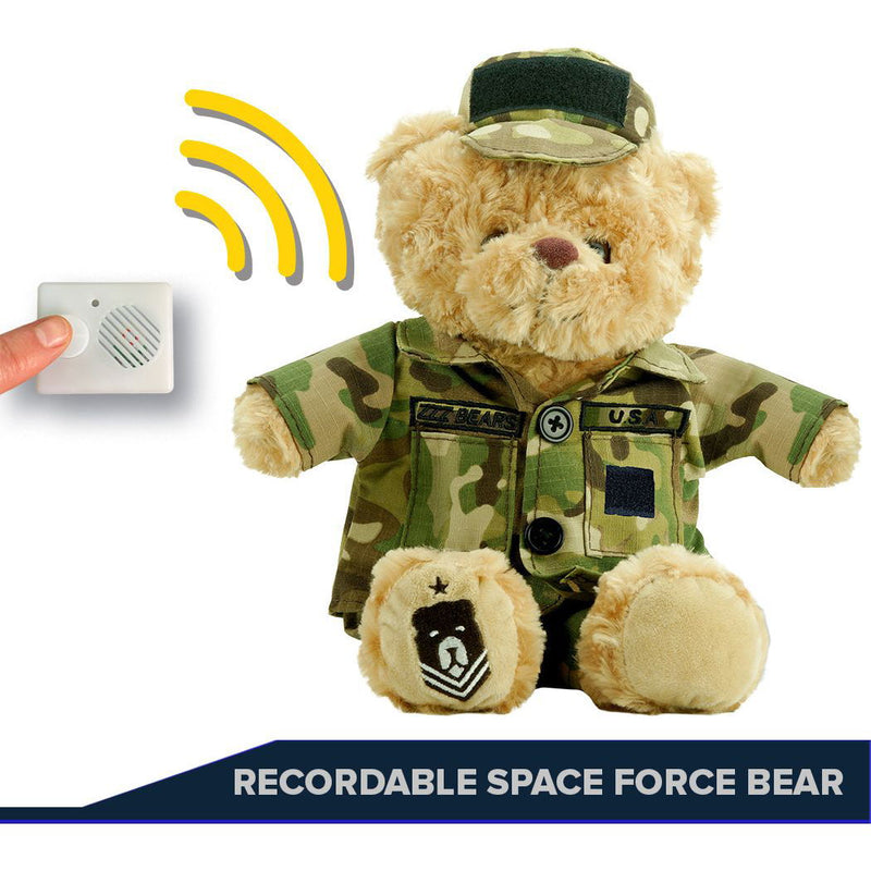 Recordable Space Force Bear - ZZZ BEARS - 